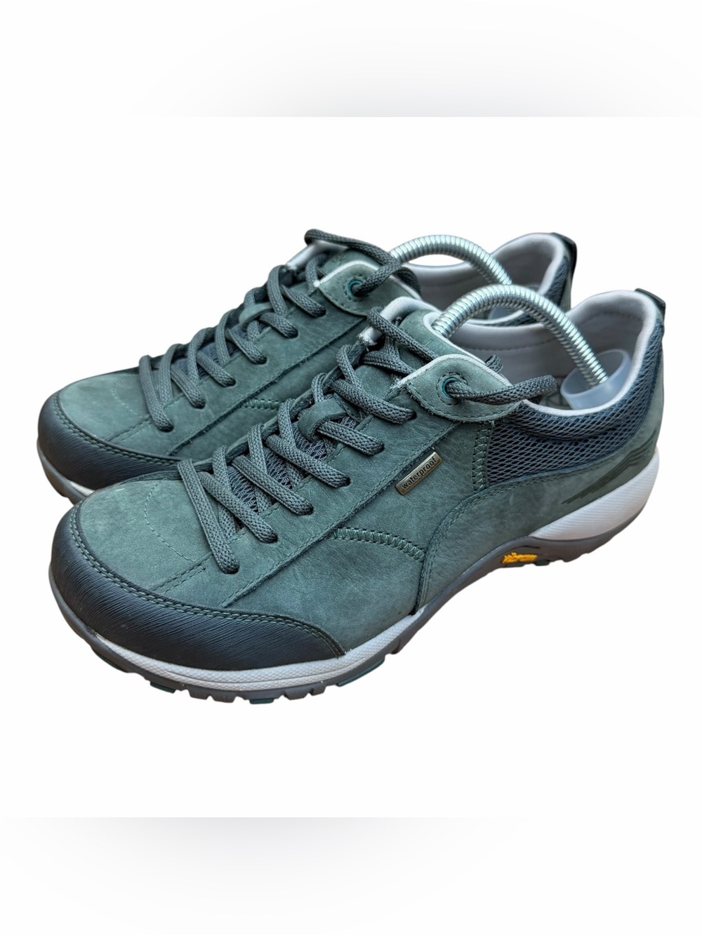 Dansko Paisley Green Women’s Size 7 EU 38 Waterproof Suede Walking Hiking Shoes